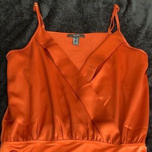 Orange Forever 21 Body Suit